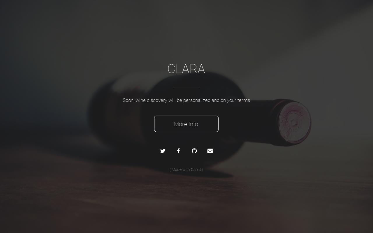 Carrd profile picture for @clara